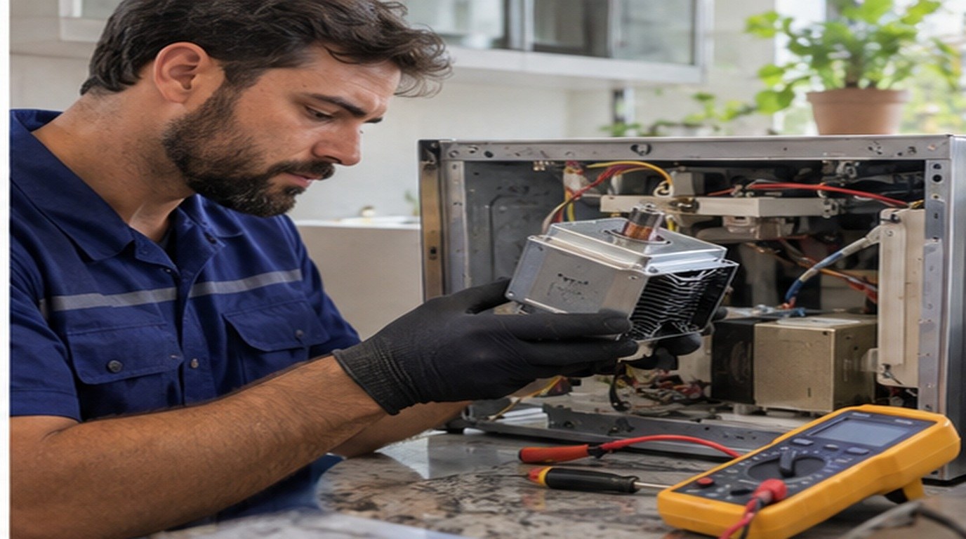 Conserto de micro-ondas em São Luís‑MA: troca do magnetron